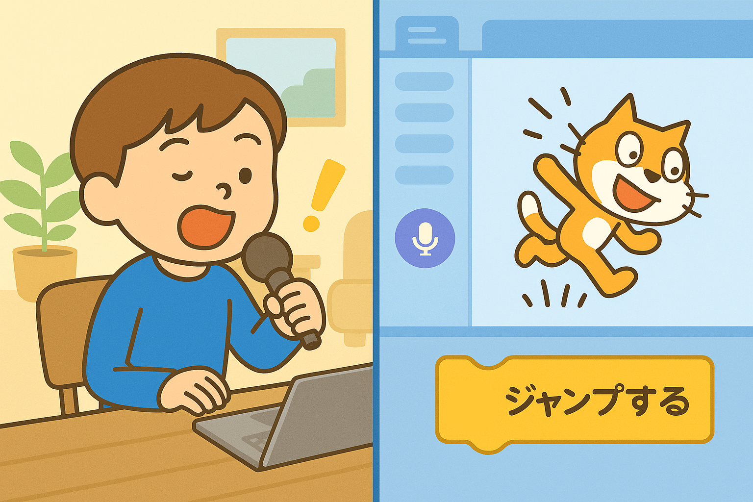 センサーや音で動かそう