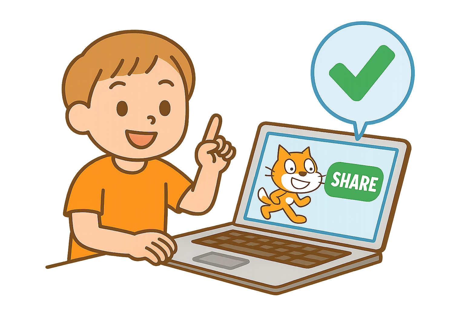 作品を共有するときのマナー